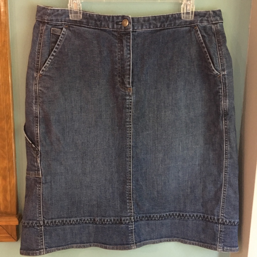 J. Jill Denim Skirt